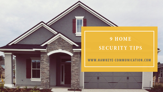 9 Home Security Tips