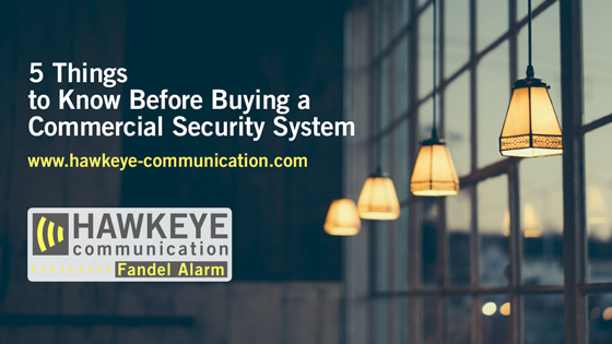 5 things to know before buying a commercial security system